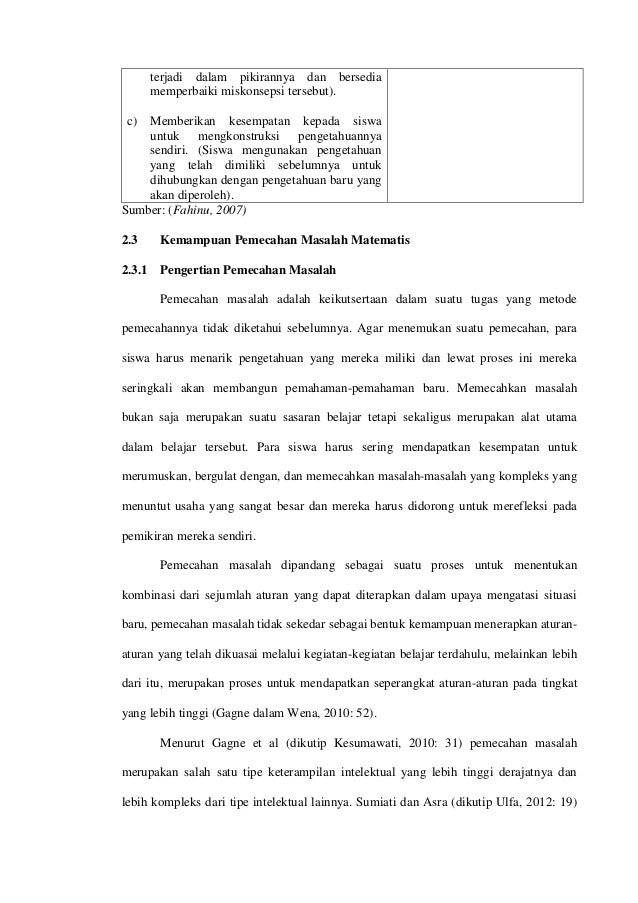 Skripsi Mpg Pemecahan Masalah Dan Disposisi Matematis