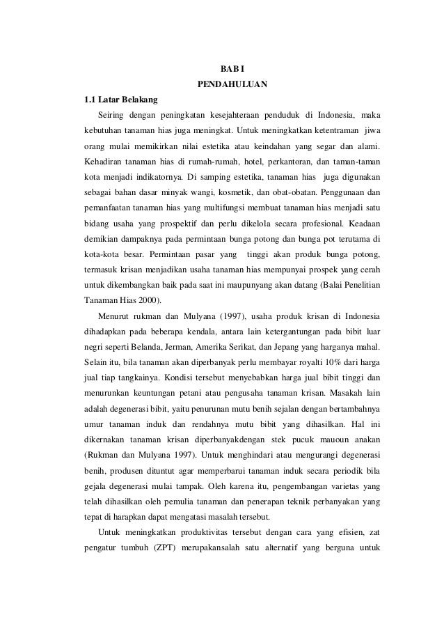 Skripsi agroteknologi unida