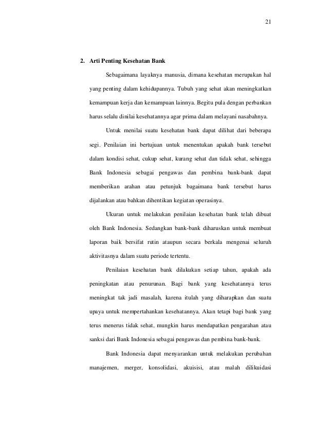 Skripsi Analisis Kinerja Keuangan Pada Bank Syariah