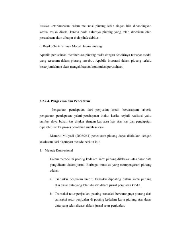 31 Apabila Perusahaan Melakukan Penjualan Secara Kredit Maka ...