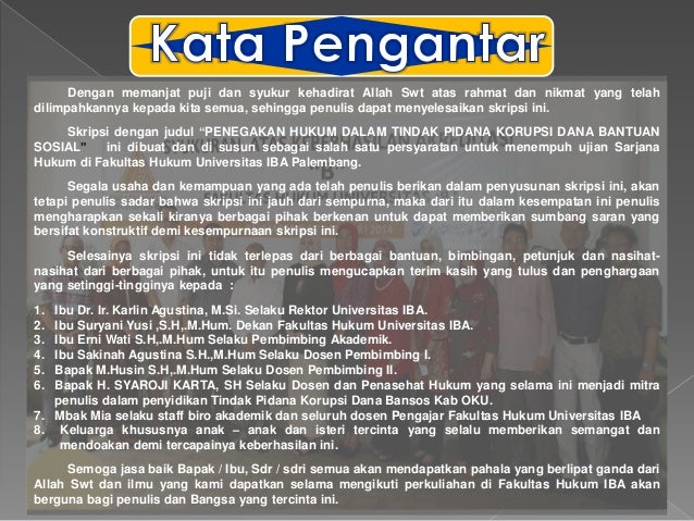 Penegakan Hukum Korupsi bansos