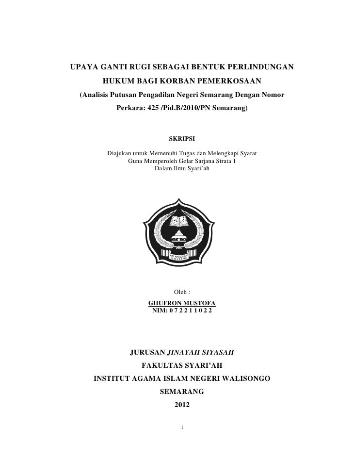 Contoh Tesis Hukum Keluarga Islam Contoh Soal Pelajaran Puisi Dan Pidato Populer