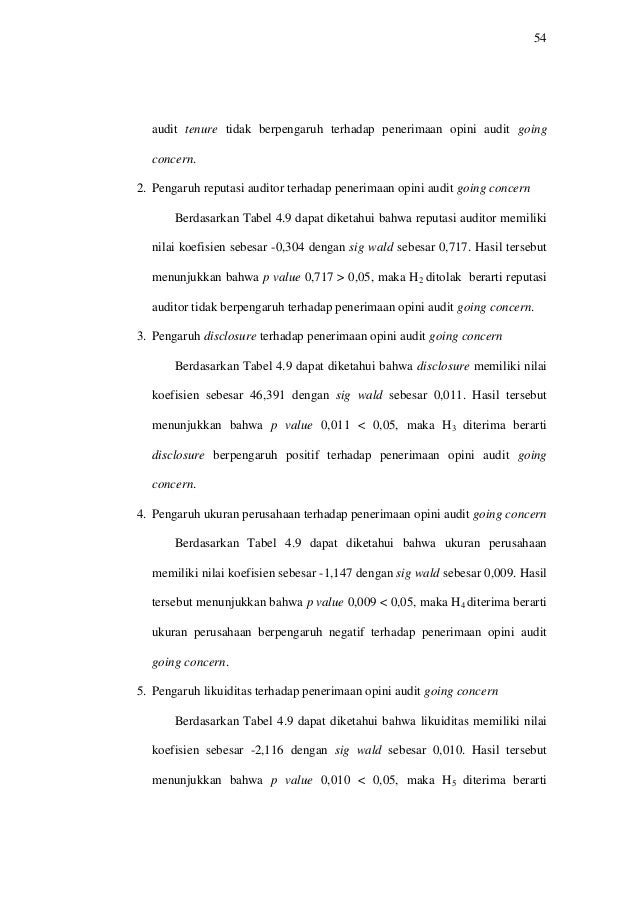 PENGARUH AUDIT TENURE, REPUTASI AUDITOR, DISCLOSURE 