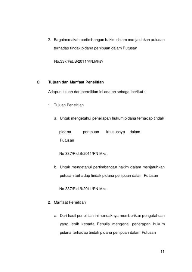 Skripsi lengkap hukum tindak pidana penipuan