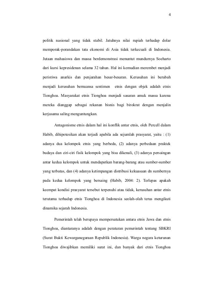 Interaksi Etnis Jawa Dan Golongan Tionghoa