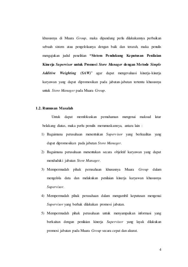 Skripsi Metode Saw Iwan Basinu