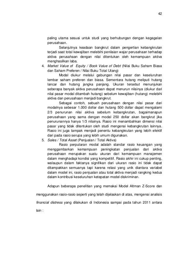 Skripsi muhammad ramlan analisis kesulitan keuangan 