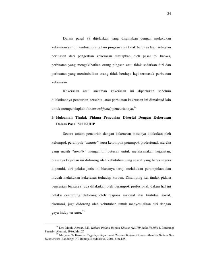 Contoh Skripsi Hukum Pidana Pencurian Pejuang Skripsi