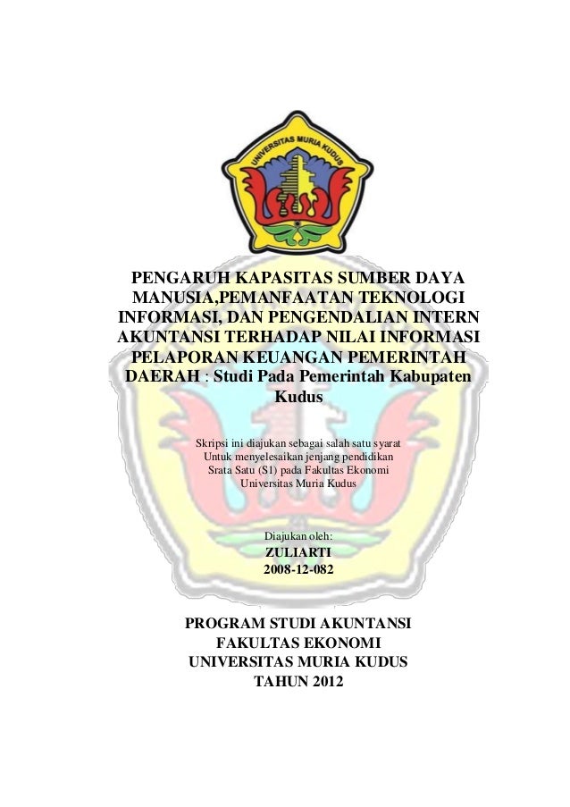 judul skripsi tentang akuntansi sektor publik pdf