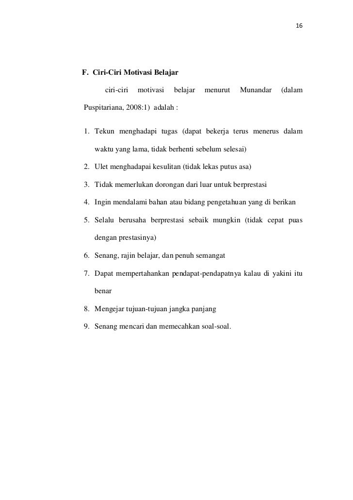 Pengaruh Motivasi Belajar Dan Disiplin Sekolah Terhadap Prestasi Bela
