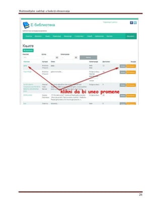 Multimedijalni sadržaji u funkciji obrazovanja
26
 