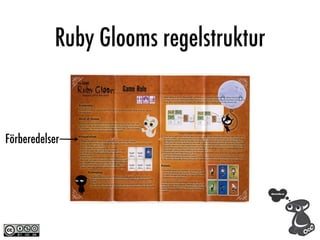 Ruby Glooms regelstruktur


Förberedelser
 