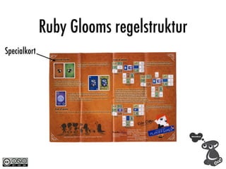 Ruby Glooms regelstruktur
Specialkort
 
