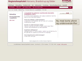 Nu med korte afsnit og underoverskrifter 