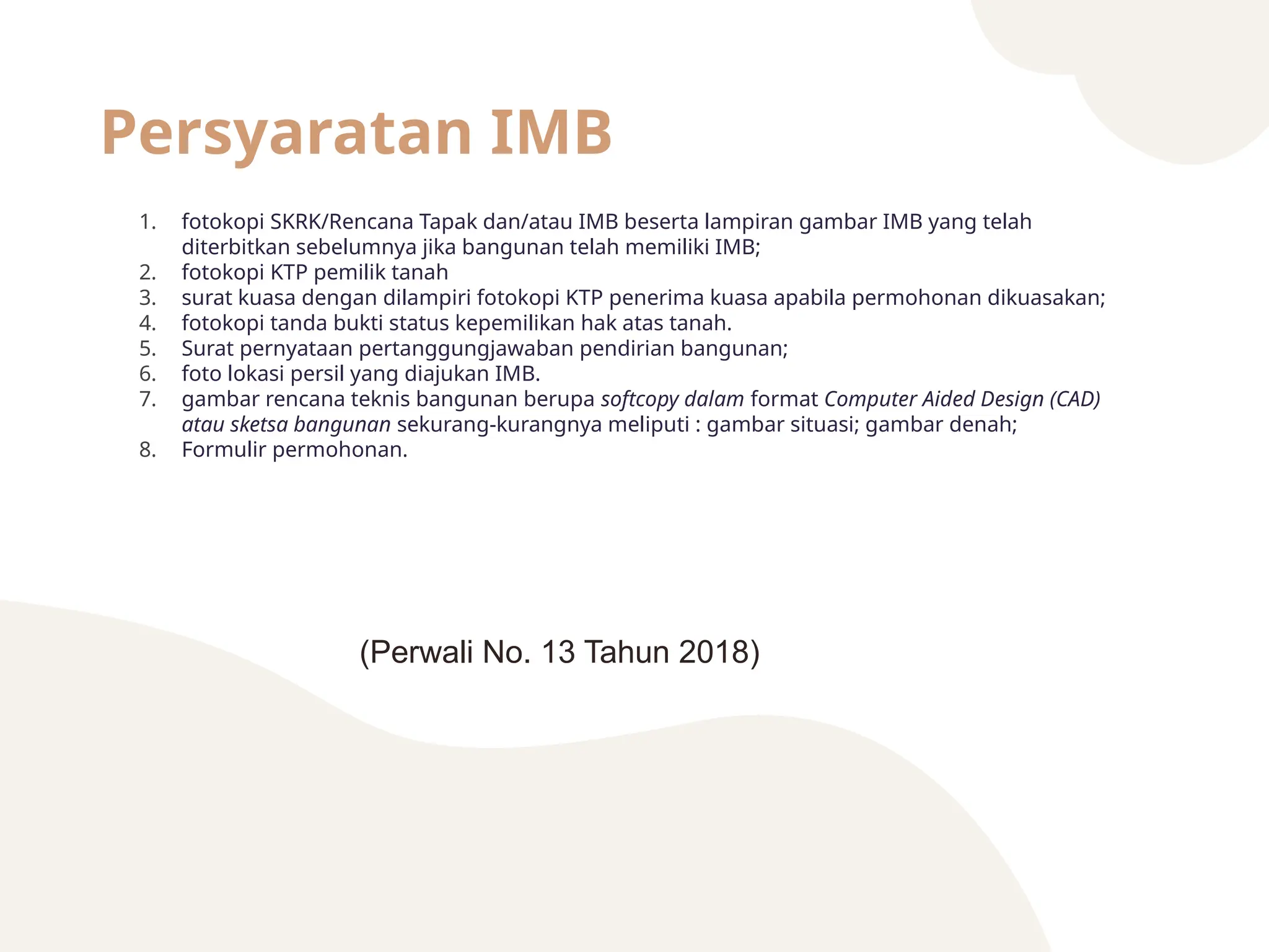 Surat keterangan rencana kota dan izin mendirikan bangunan | PPTX