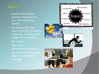 Respect Science Classroom Classroom Management Plan-Science | PPTX