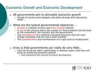 Transport and the economy: Understanding the relationship...and the ...