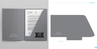 40 41
ПАПКА А4
03680, м. Київ,
пр-т. Академіка Палладіна, 34
+38 (044) 383-15-49, +38 (044) 383-15-47
www.sks-gk.com || mail@sks-gk.com
Myriadpro Regular 15 pt
 