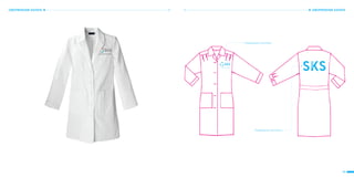 94 95
Размещение логотипа
Размещение логотипа
ОФОРМЛЕНИЕ ХАЛАТАОФОРМЛЕНИЕ ХАЛАТА
 