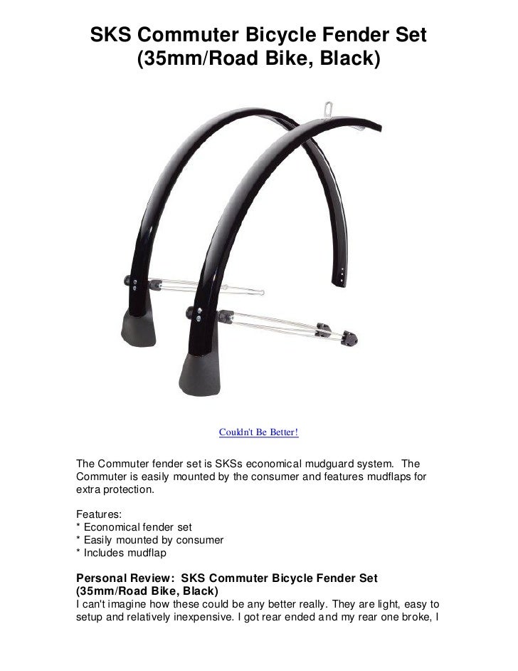 sks commuter mudguard