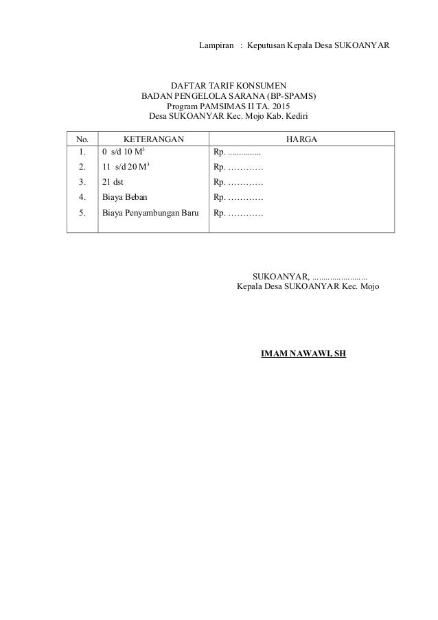 Sk Imam Desa Pdf