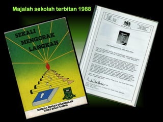 Majalah sekolah terbitan 1988

 