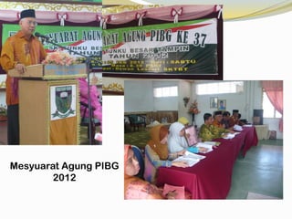 Mesyuarat Agung PIBG
2012

 