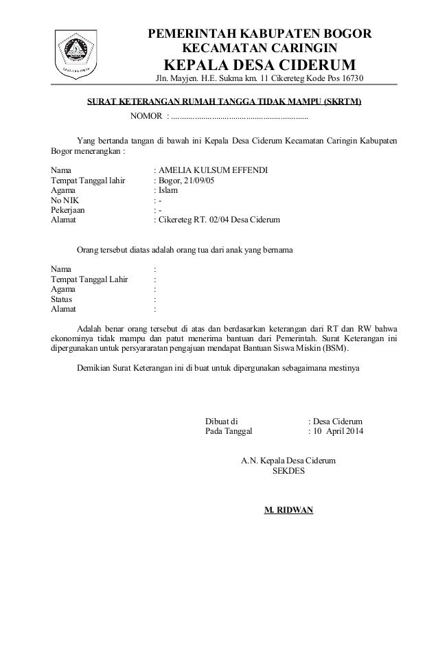 Contoh Surat Sktm Contoh Surat Contoh Surat Sktm Contoh Surat