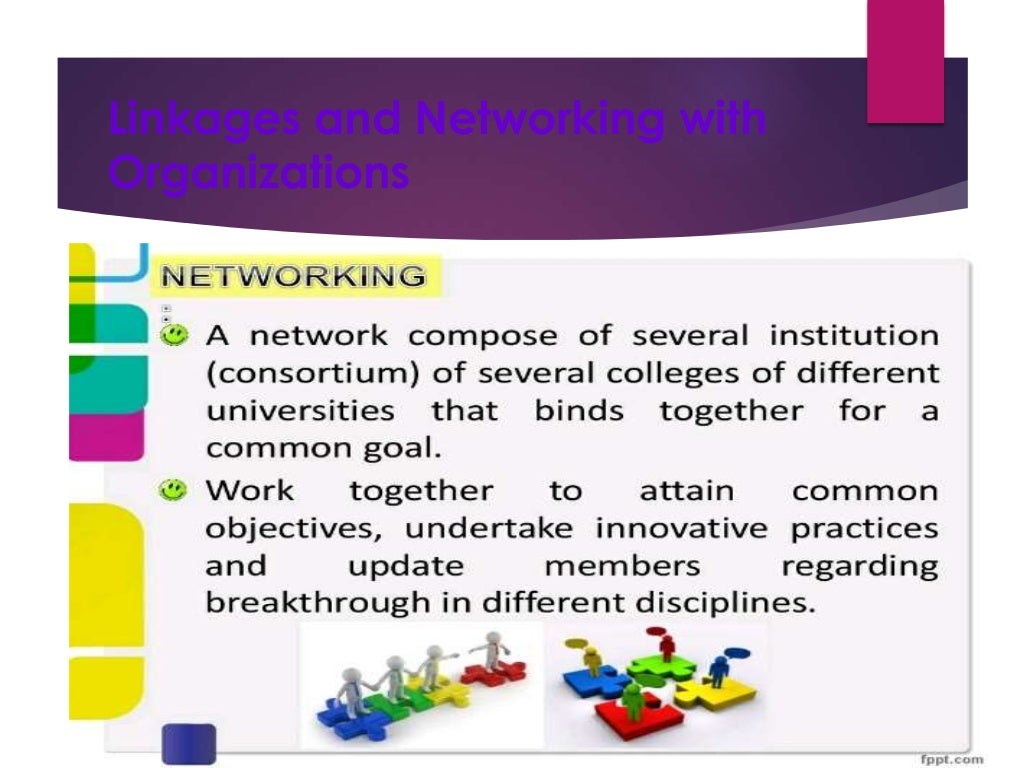 school and community/linkages and networking