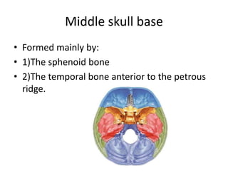 Petrous Ridge Positioning Chart skull base vish.pptx