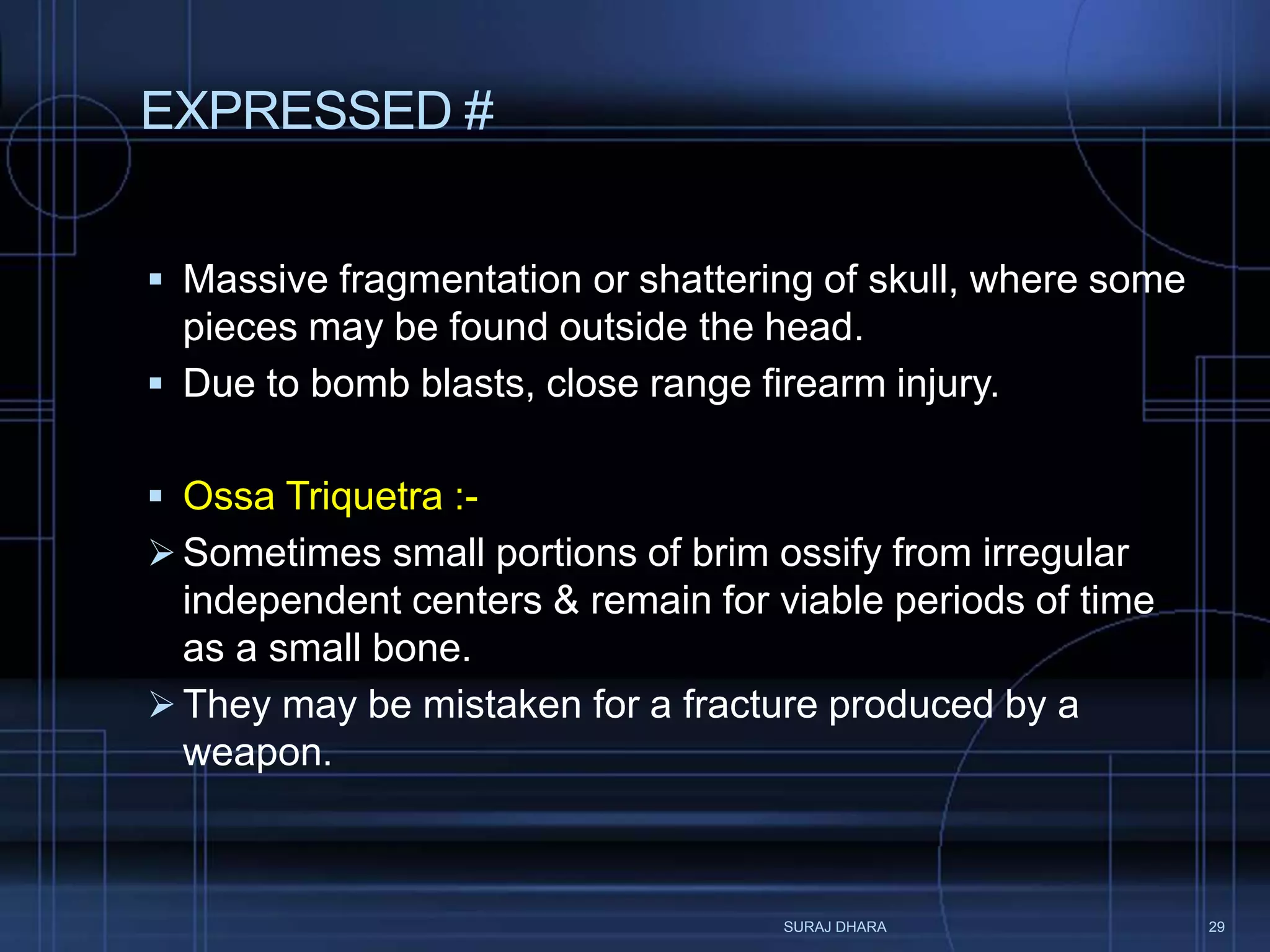 Skull fractures (Regional injury part - 1) | PPTX