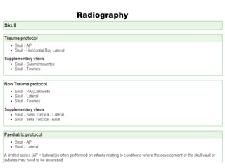 Radiography
 