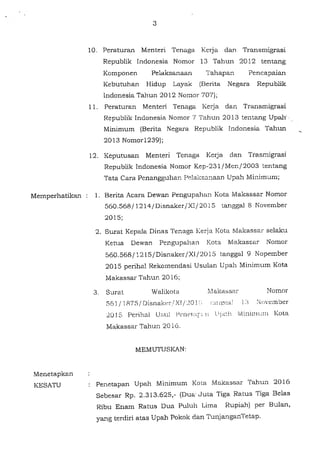 Sk umk makassar 2016