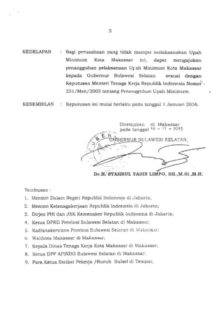 Sk umk makassar 2016