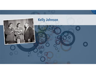 @russu
#skunkworks
Kelly Johnson
Image Source: http://www.wvi.com/~sr71webmaster/kelly.htm
 