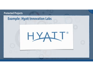 @russu
#skunkworks
Protected Projects
Example: Hyatt Innovation Labs
 