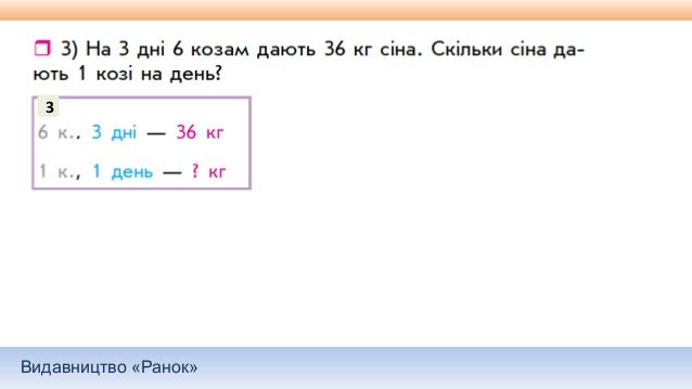 Ділення на двоцифрове число. Методика навчання розвязування задач на …