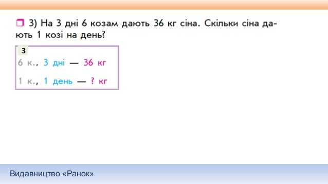 Ділення на двоцифрове число. Методика навчання розвязування задач на …