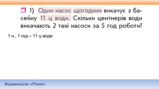 Видавництво «Ранок»
1 н., 1 год – 11 ц води
 