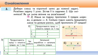 Видавництво «Ранок»
Ознайомлення
Самостійне складання короткого запису до задачі.
 