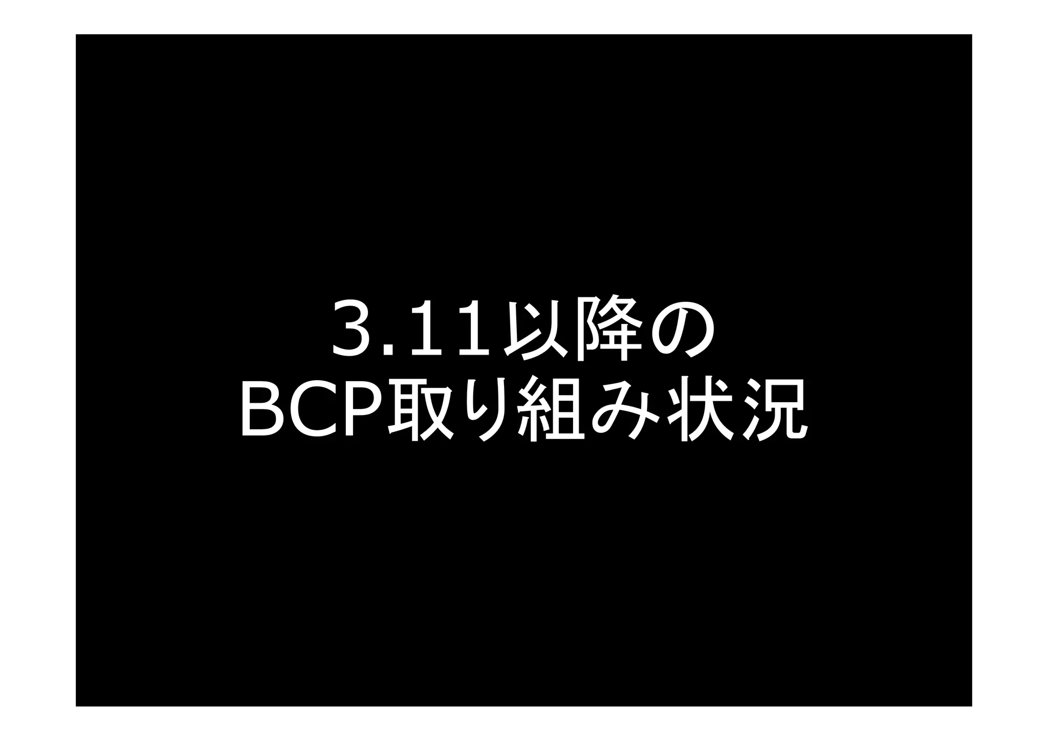 3.11以降の
BCP取り組み状況


   © 2001-2012 Skyarch Networks Inc. All rights reserved.
 
