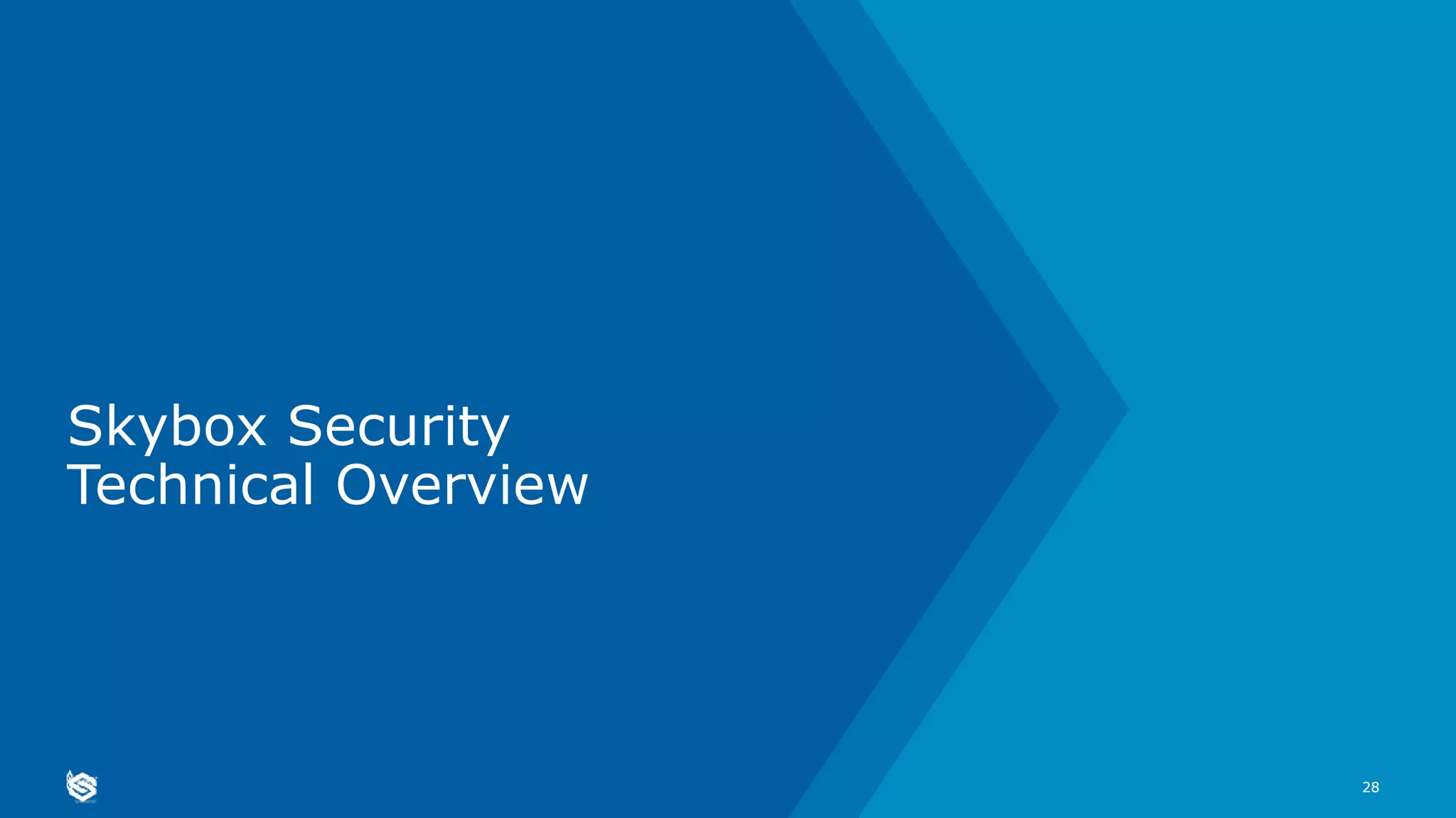 2828
Skybox Security
Technical Overview
 