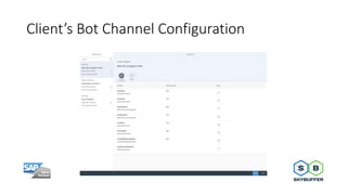 Client’s Bot Channel Configuration
 