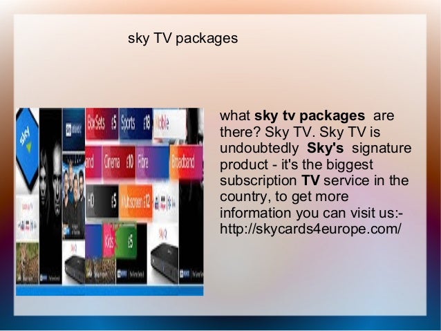 Sky Tv Packages Sky Tv Packages