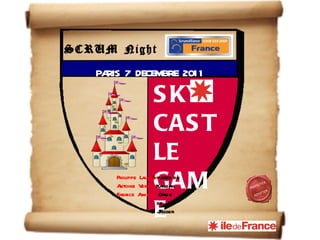 Support du Sky Castle Game joué à la Scrum Night du 07/12/2011