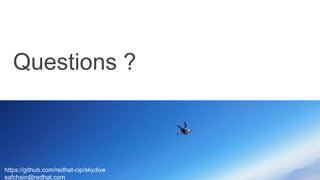 Questions ?
https://github.com/redhat-cip/skydive
safchain@redhat.com
 