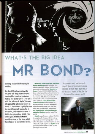 Skyfall Media Magazine article