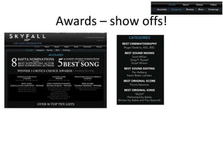 Awards – show offs!