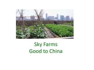 Sky Farms
Good to China
 