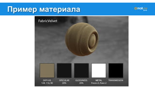 Пример материала 
 